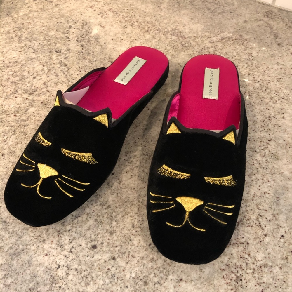 Brand New Patricia Green Demure Kitty Slides